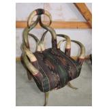 Steer horn armchair, some losses