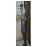Nude lady column, 24", losses