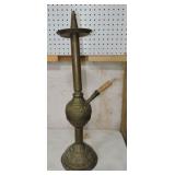Vintage brass hookah, 28"