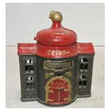 Cast iron Presto building still bank