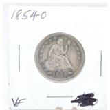 1854-O Bust quarter, VF