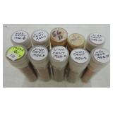 Lot of 10 BU date rolls Lincoln wheat cents -