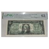 2006 $1 FRN Offset Printing Error PMG63,