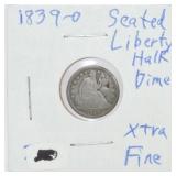 1839-O Liberty Seated half dime, XF