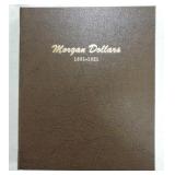 Morgan dollar album 1891-1921, 16 coins