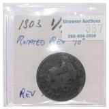 1803 half cent, G