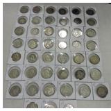 Half dollar lot of 45 - 2 Liberty seated,