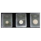 First ever silver coins from Denver mint,