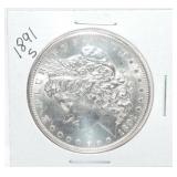 1891-S Morgan dollar, BU