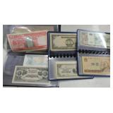 Lot of foreign currency, 43 pieces