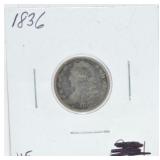 1836 Bust dime, VF