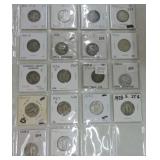 Lot of 18 Standing Liberty quarters 1917-30