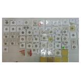 Lot of dimes: 1 Liberty seated, 38 Mercury,