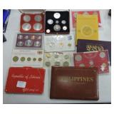 Lot of foreign coin, proof & type sets, some