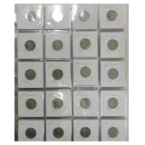 Buffalo nickel binder, 167 coins