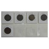 Large cent and Indian cent album,