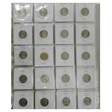 Jefferson war nickel binder, 166 coins