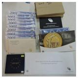 US Mint lots: 1971 & 1972 mint sets, 2 - 2000