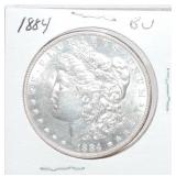1884 Morgan dollar, BU