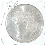 1880 Morgan dollar, BU