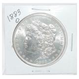 1883-O Morgan dollar, BU