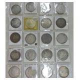 Lot of 20 Morgan dollars 1899-1904