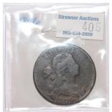 1806 large cent, VF