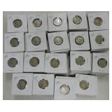 Lot of 186 Buffalo nickels, some no date