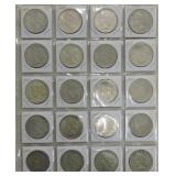 Page of 20 Peace dollars