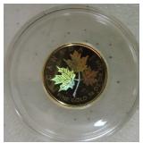 2001 $10 1/4oz gold Maple Leaf hologam coin,