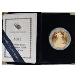 2011-W $50 American gold eagle proof,