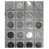 Lot of 20 Peace dollars