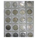 Lot of 20 Peace dollars