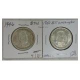 1946 & 1951 Booker T Washington halves