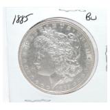 1885 Morgan dollar, BU