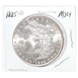 1885-O Morgan dollar, MS64