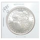 1885-O Morgan dollar, BU