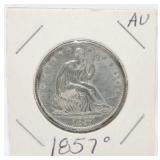 1857-O Liberty Seated half, AU