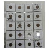 Lot of 100 errors and varieties Lincoln cents