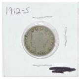 1912-S Liberty nickel