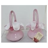 Fenton pair of baskets