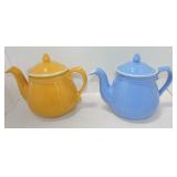 Hall China lot of 2 Amory Tricolator coffee pots,