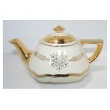 Hall China Baltimore teapot, ivory gold label