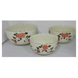 Hall China Red Poppy 3 pc Radiance