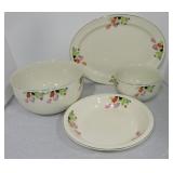 Hall China Crocus lot of 4 pcs - Radiance 6 1/4'