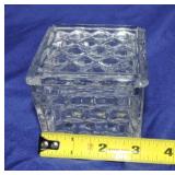 American Fostoria 3' square dresser box