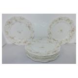 Haviland Limoges Princess set of 7 - 8 1/2'