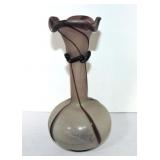 Czechoslovakia purple/lavender satin glass