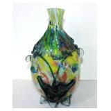 Murano 11 1/2' clown vase