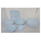 Fire King delphite lot of 22 pcs